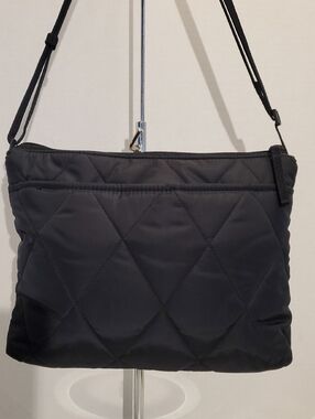 Vera Bradley Quilted Crossbody Bag in Black